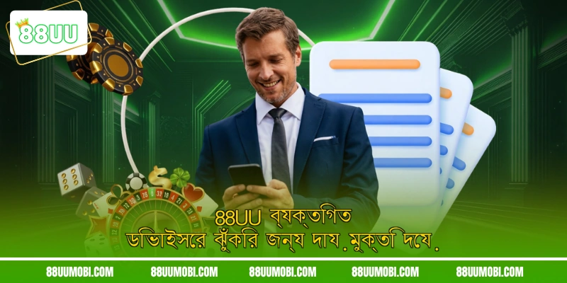 88UU ব্যক্তিগত ডিভাইসের ঝুঁকির জন্য দায়মুক্তি দেয়