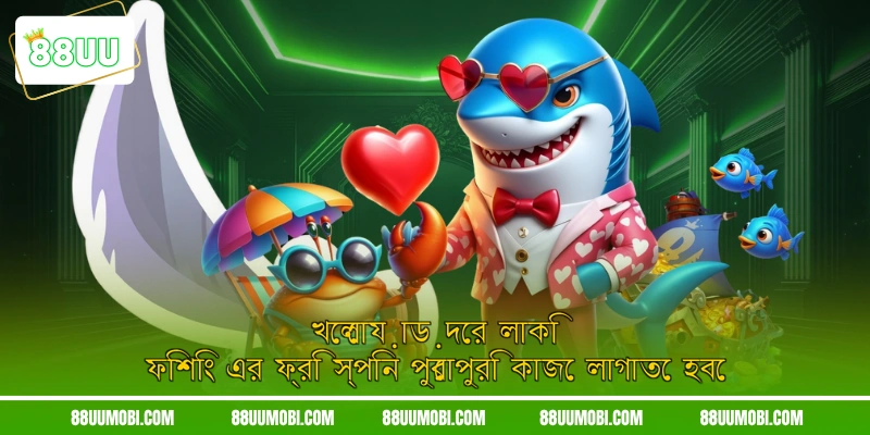 খেলোয়াড়দের লাকি ফিশিং এর ফ্রি স্পিন পুরোপুরি কাজে লাগাতে হবে