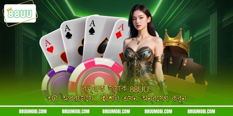 ব্ল্যাক জ্যাক 88UU: ৩টি অপরাজেয় কৌশল এখন অন্বেষণ করুন