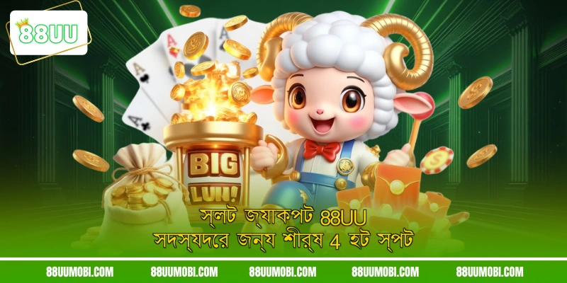 স্লট জ্যাকপট 88UU সদস্যদের জন্য শীর্ষ 4 হট স্পট